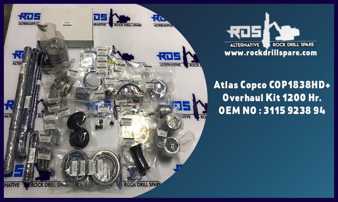 3115 9238 94 - Overhaul Kit 1200 Hr. - Atlas Copco COP1838HD+