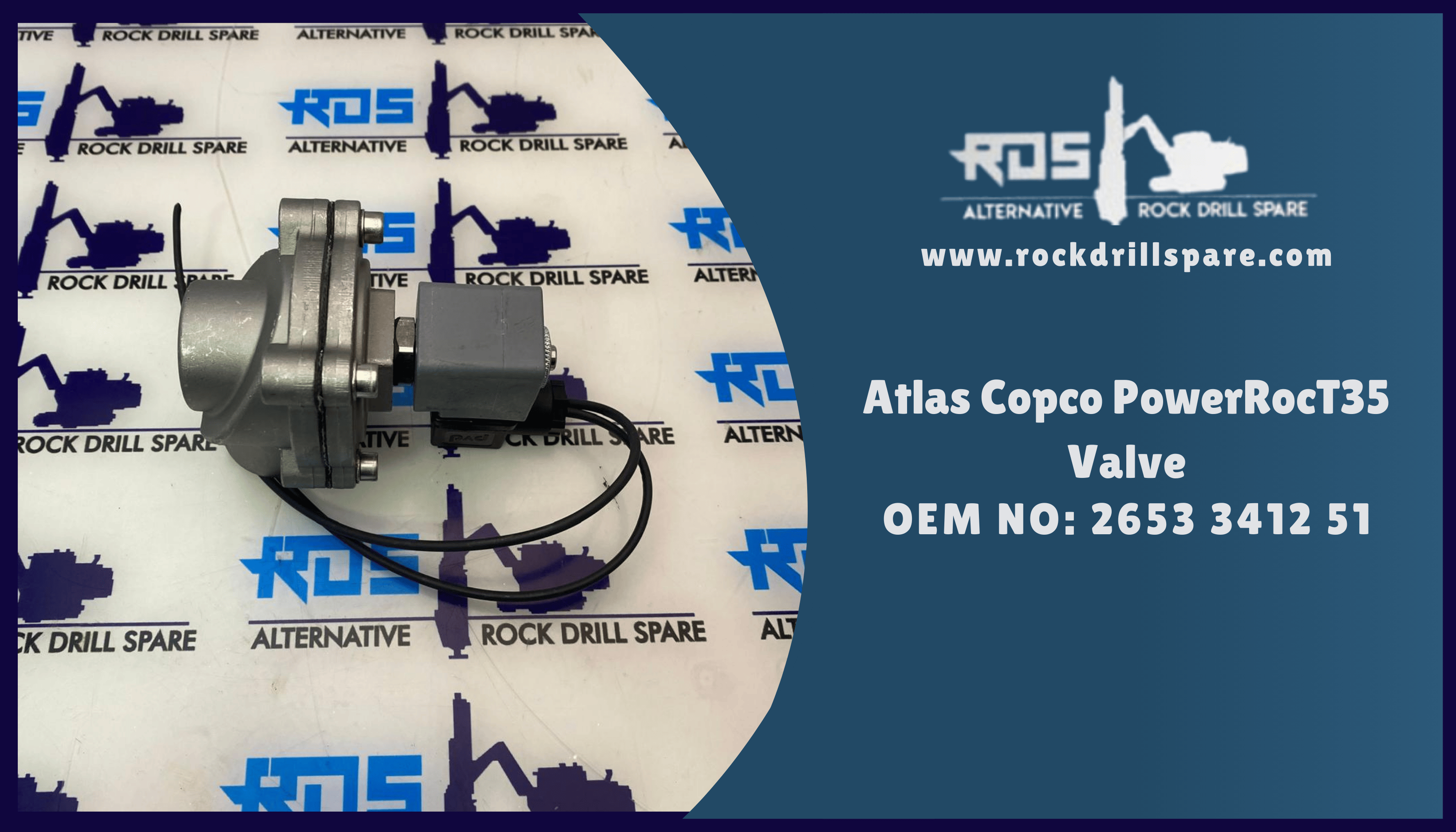 Atlas Copco Power Roc T35 - Valve - 2653 3412 51