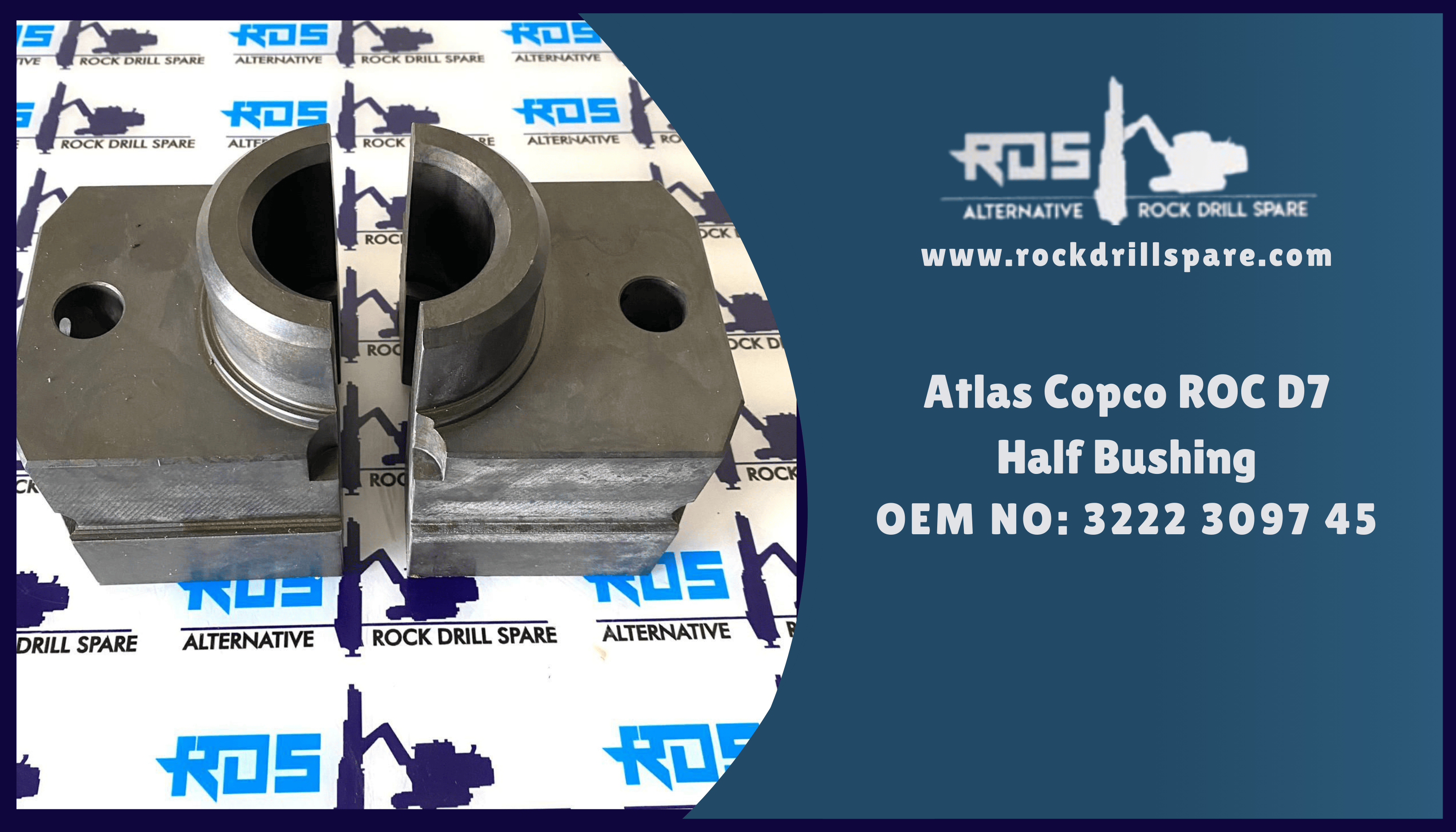 Atlas Copco ROC D7 - Half Bushing - 3222 3097 45
