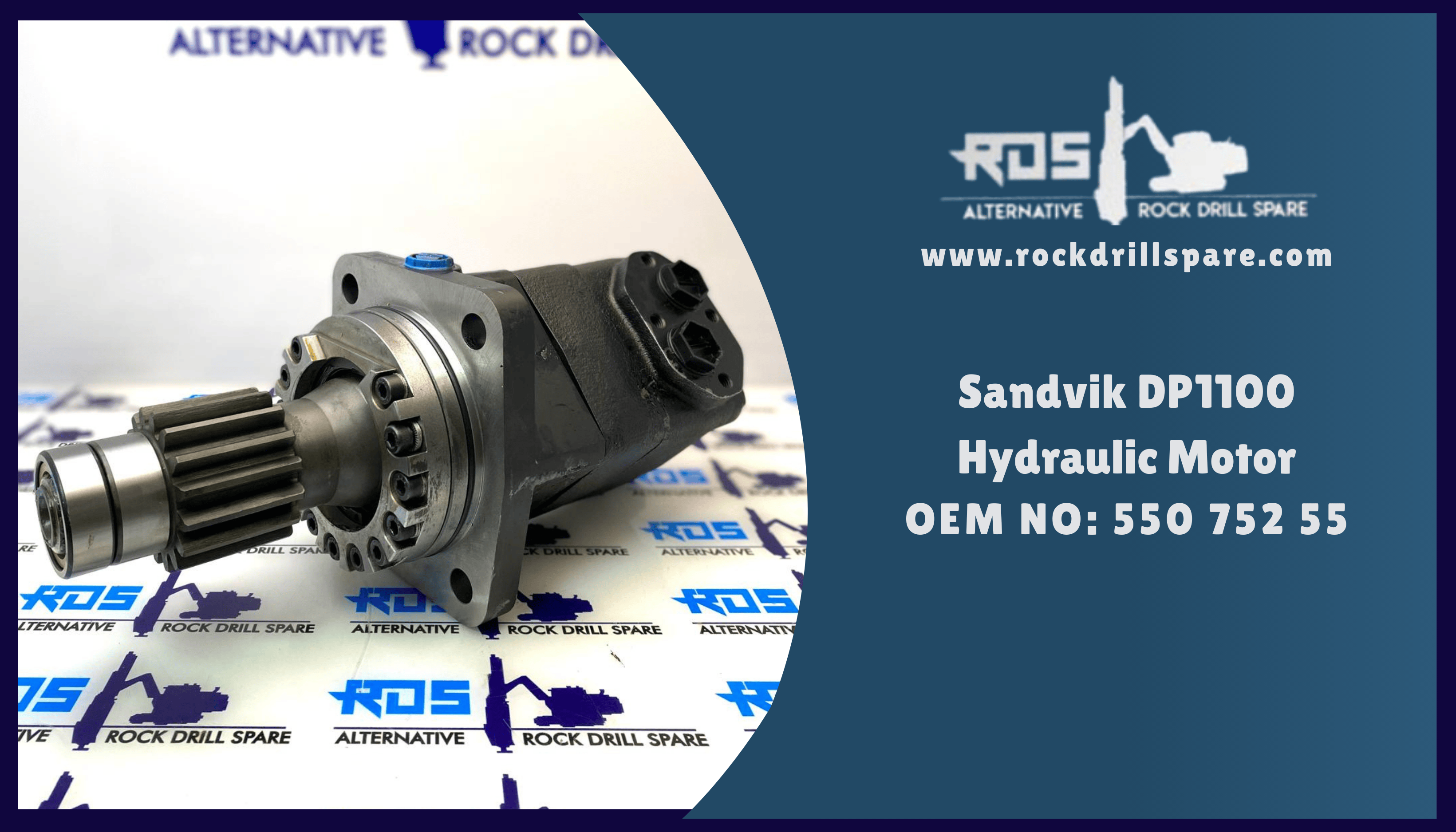 Sandvik DP1100 - Hyd. Motor - 550 752 55