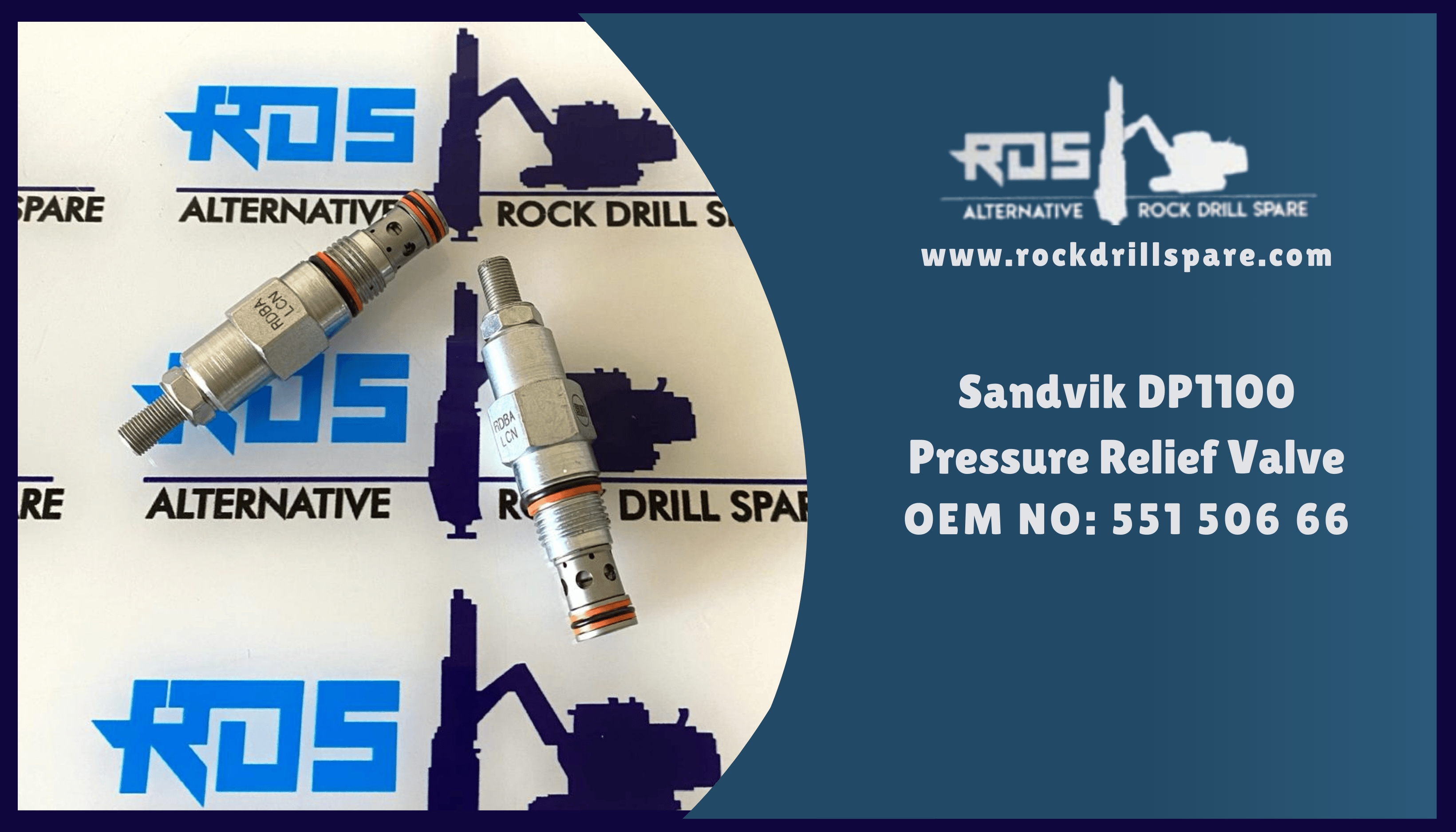 Sandvik DP1100 - Pressure Relief Valve - 551 506 66