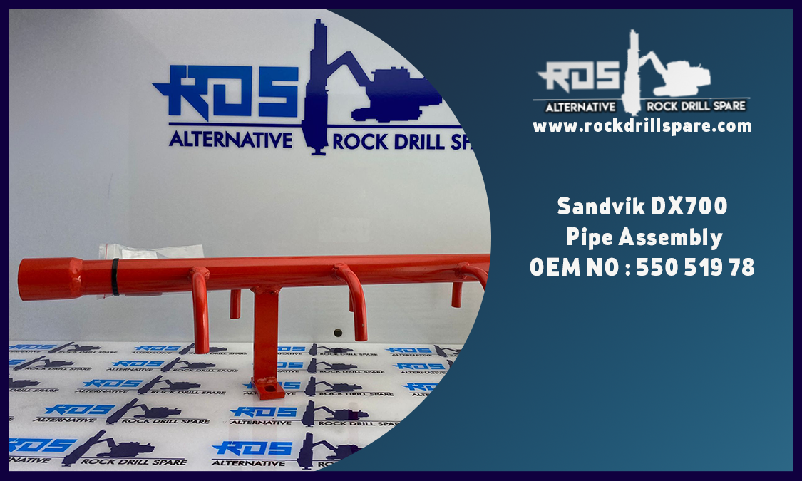 Sandvik DX700 - 550 519 78 - Pipe Assembly