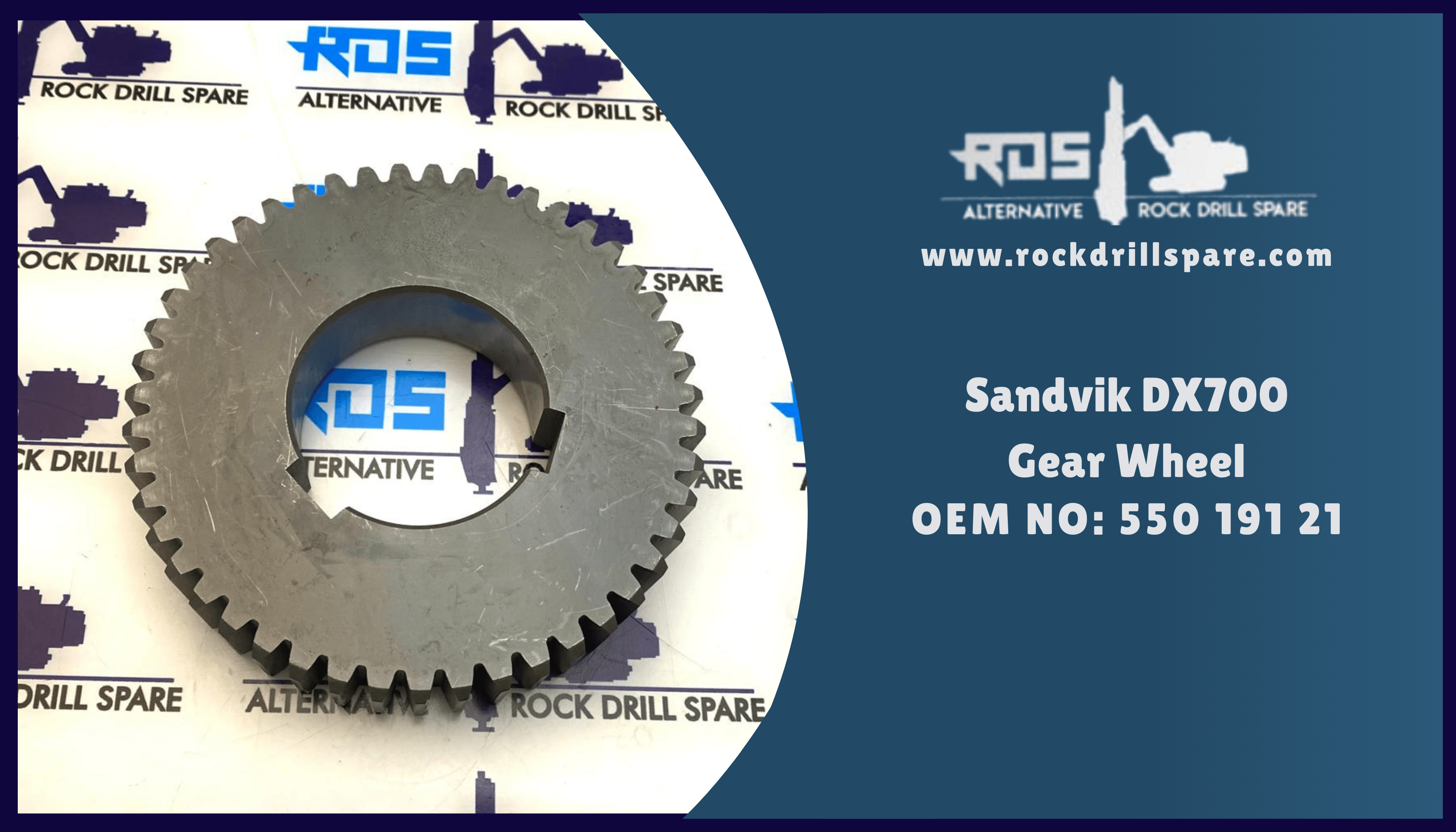 Sandvik DX700 - Gear Wheel - 550 191 21