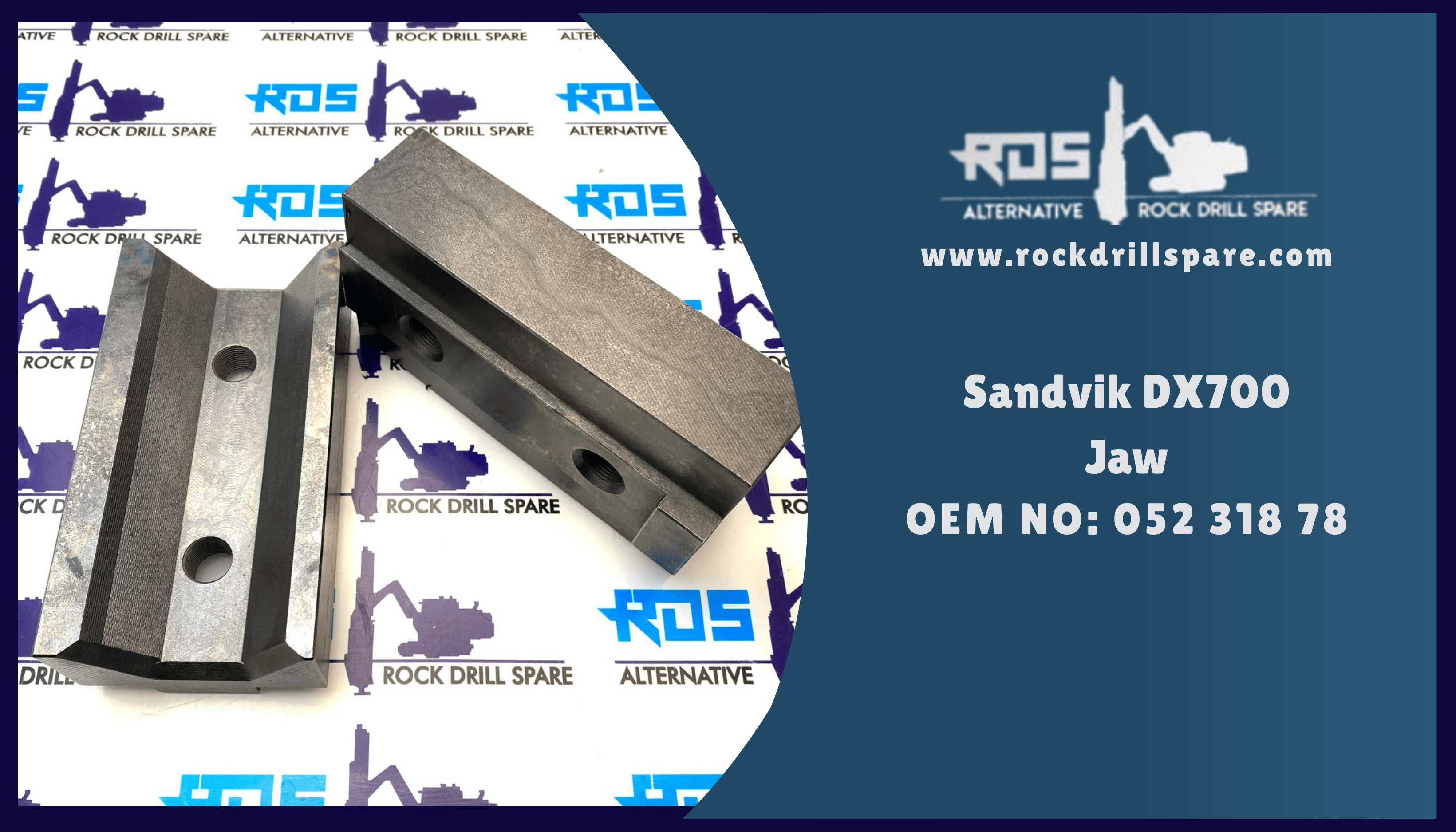 Sandvik DX700 - Jaw - 052 318 78