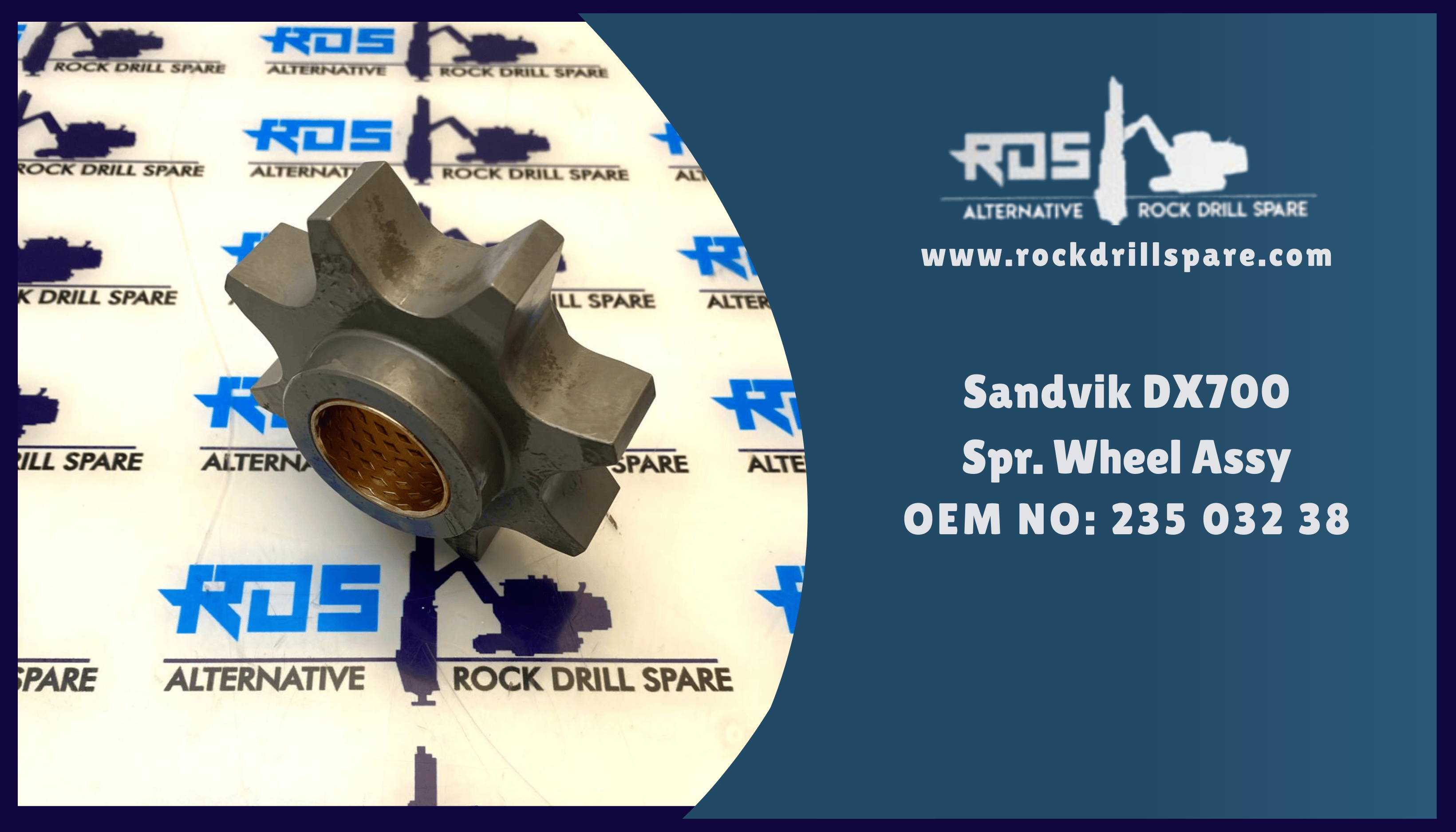 Sandvik DX700 - Spr. Wheel Assy - 235 032 38